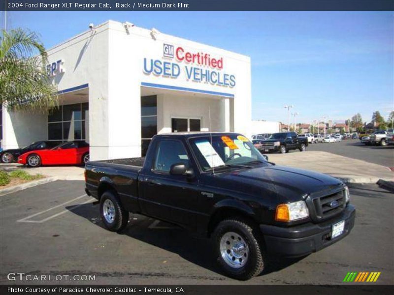 Black / Medium Dark Flint 2004 Ford Ranger XLT Regular Cab