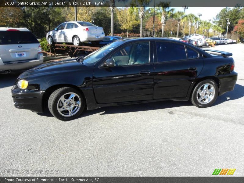 Black / Dark Pewter 2003 Pontiac Grand Am GT Sedan