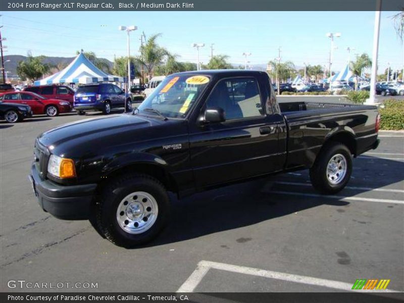 Black / Medium Dark Flint 2004 Ford Ranger XLT Regular Cab