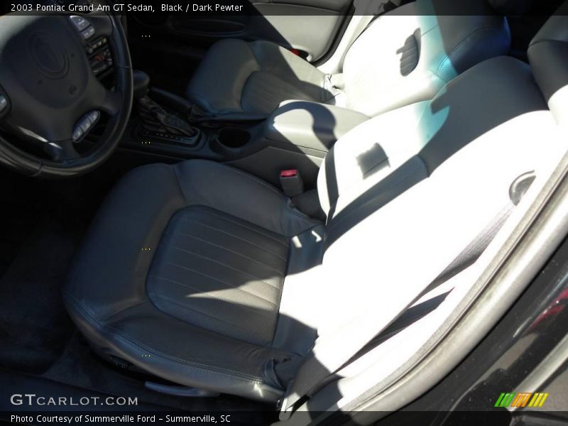 Black / Dark Pewter 2003 Pontiac Grand Am GT Sedan