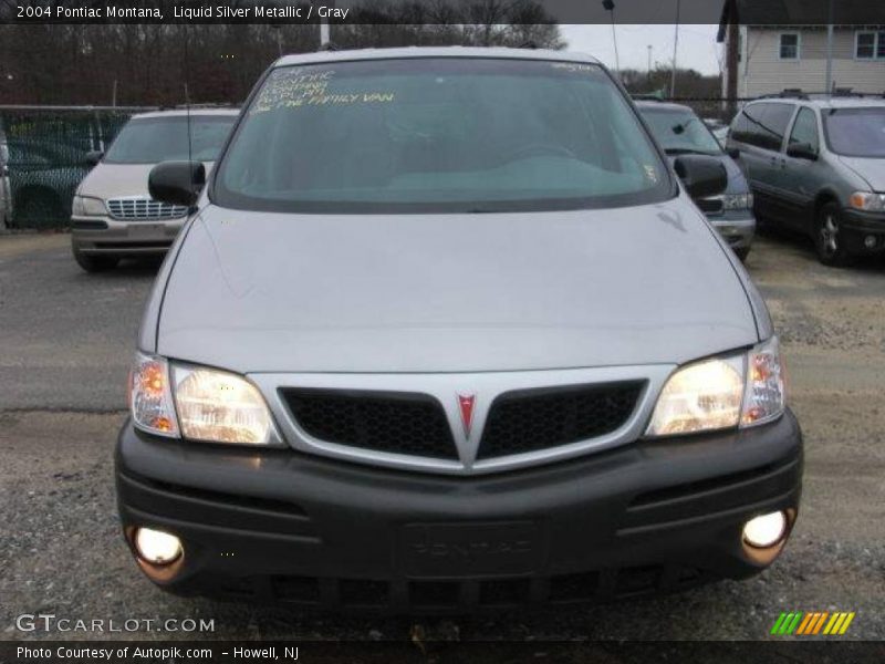 Liquid Silver Metallic / Gray 2004 Pontiac Montana