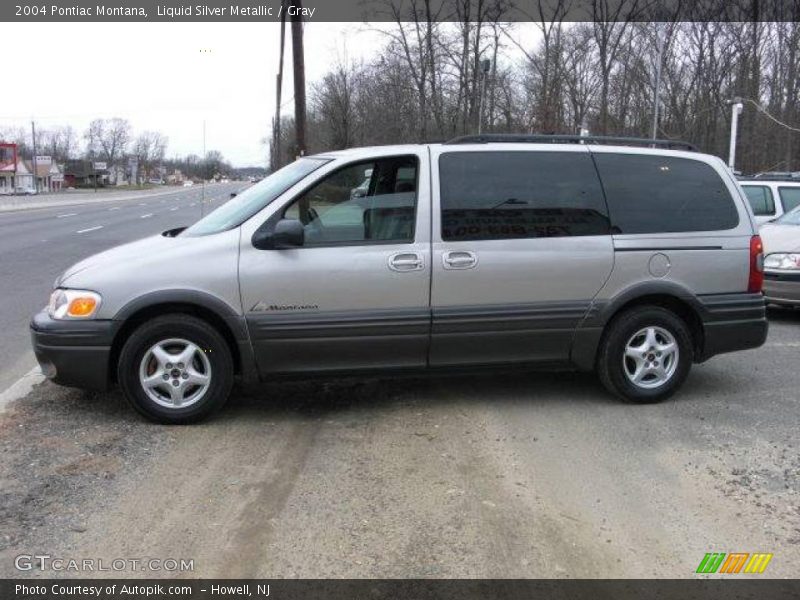 Liquid Silver Metallic / Gray 2004 Pontiac Montana