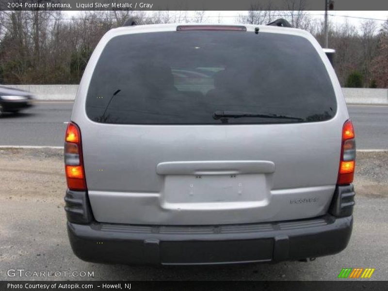 Liquid Silver Metallic / Gray 2004 Pontiac Montana