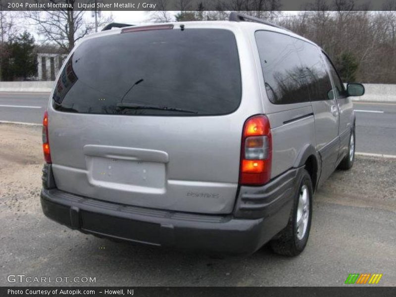 Liquid Silver Metallic / Gray 2004 Pontiac Montana