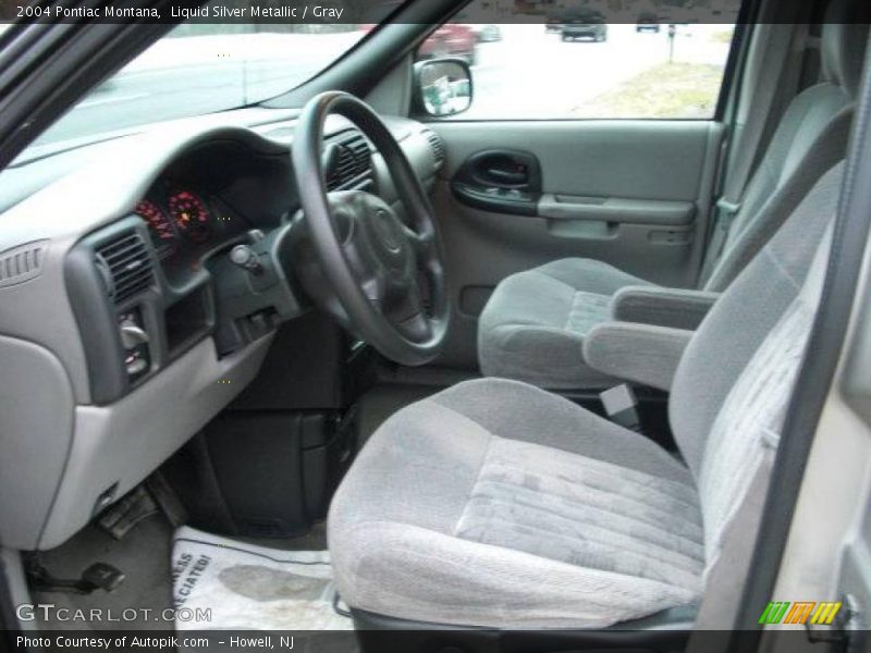 Liquid Silver Metallic / Gray 2004 Pontiac Montana