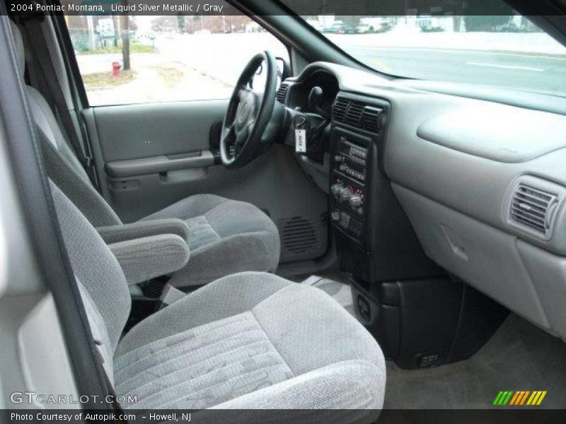 Liquid Silver Metallic / Gray 2004 Pontiac Montana
