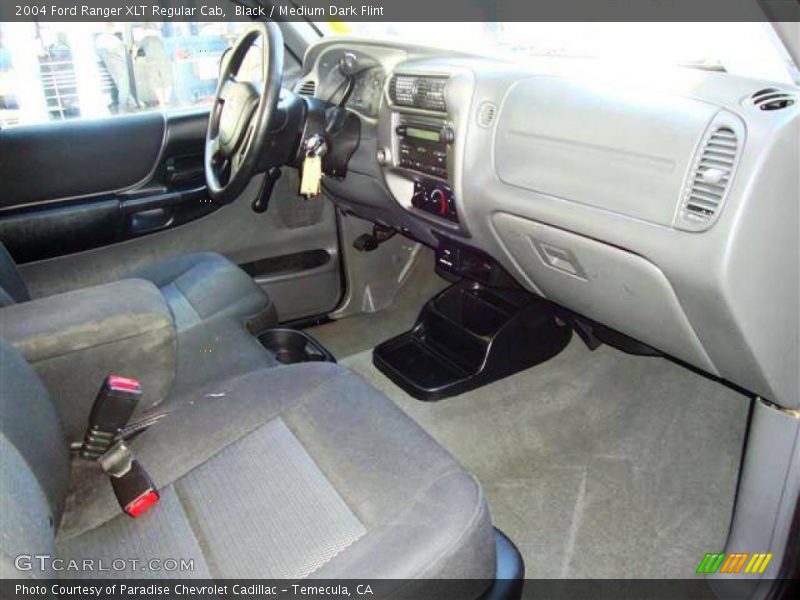 Black / Medium Dark Flint 2004 Ford Ranger XLT Regular Cab
