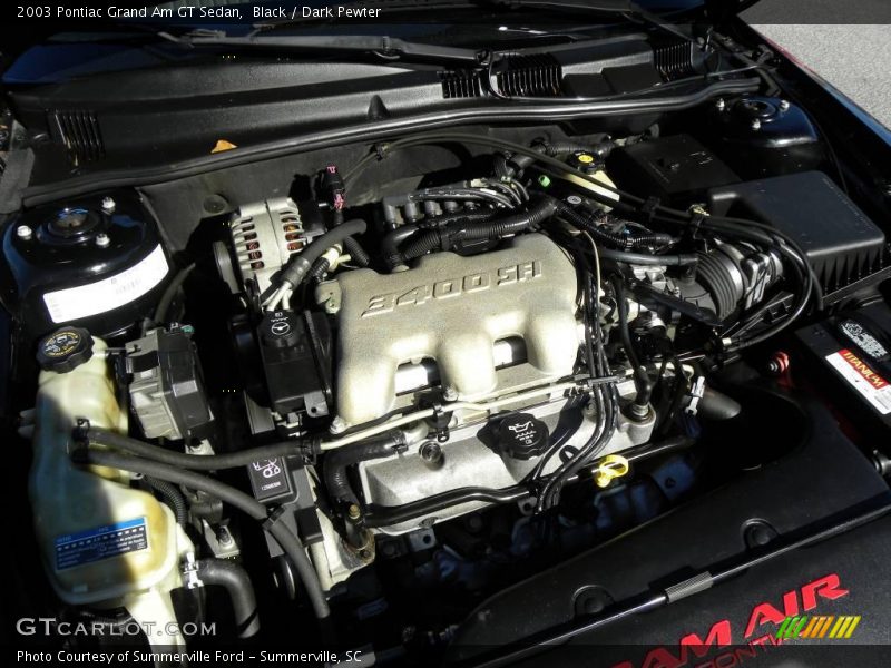 Black / Dark Pewter 2003 Pontiac Grand Am GT Sedan