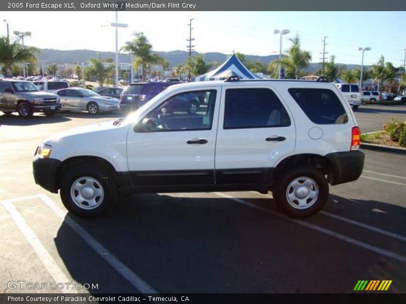 Oxford White / Medium/Dark Flint Grey 2005 Ford Escape XLS