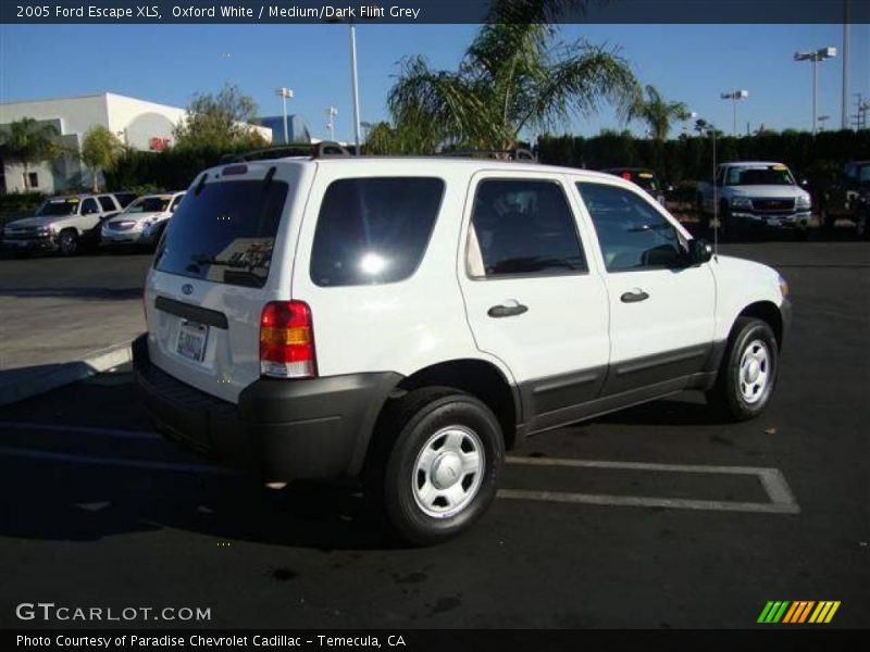 Oxford White / Medium/Dark Flint Grey 2005 Ford Escape XLS