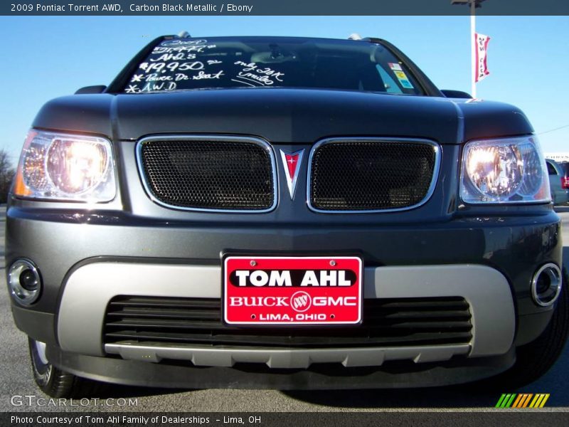 Carbon Black Metallic / Ebony 2009 Pontiac Torrent AWD