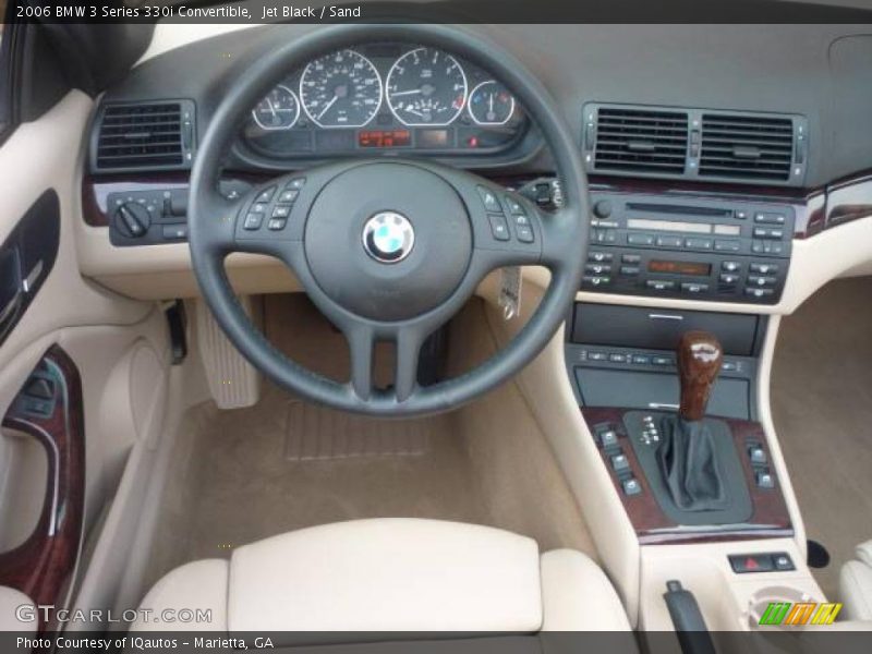 Jet Black / Sand 2006 BMW 3 Series 330i Convertible