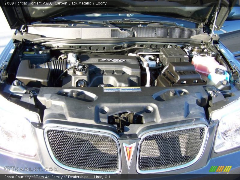 Carbon Black Metallic / Ebony 2009 Pontiac Torrent AWD