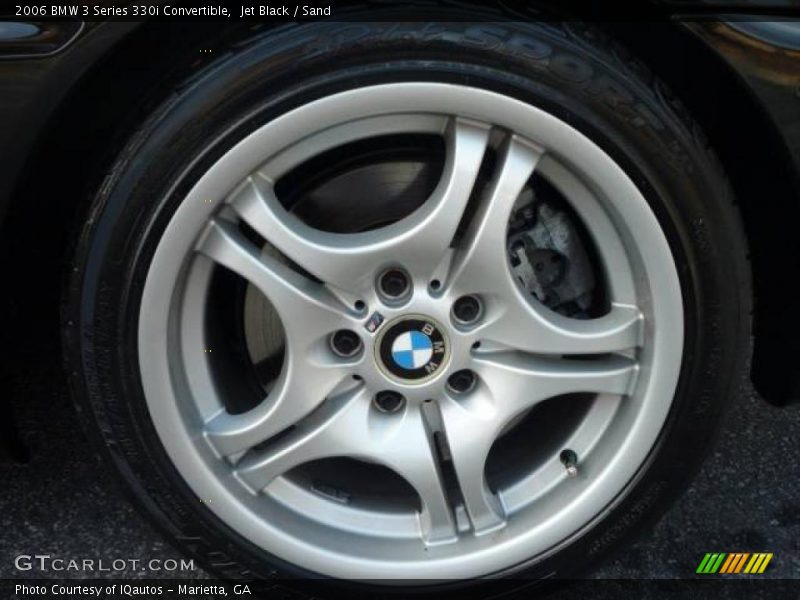 Jet Black / Sand 2006 BMW 3 Series 330i Convertible