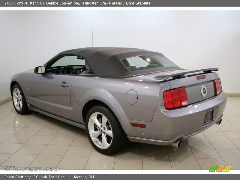 Tungsten Grey Metallic / Light Graphite 2006 Ford Mustang GT Deluxe Convertible