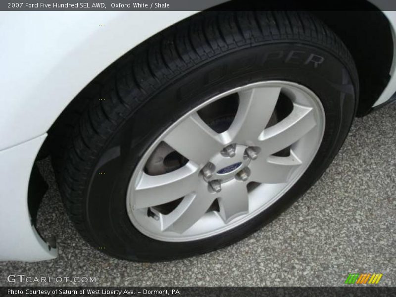 Oxford White / Shale 2007 Ford Five Hundred SEL AWD