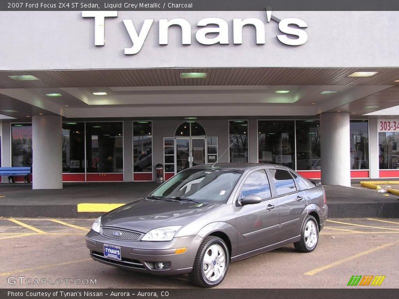 Liquid Grey Metallic / Charcoal 2007 Ford Focus ZX4 ST Sedan