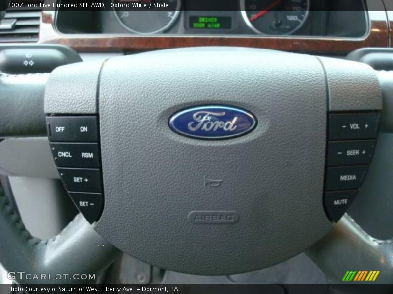 Oxford White / Shale 2007 Ford Five Hundred SEL AWD