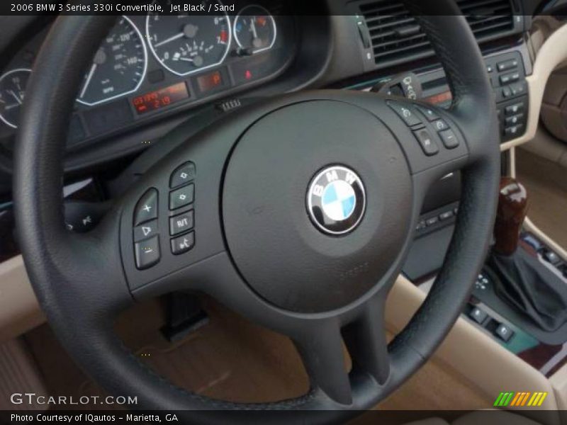 Jet Black / Sand 2006 BMW 3 Series 330i Convertible