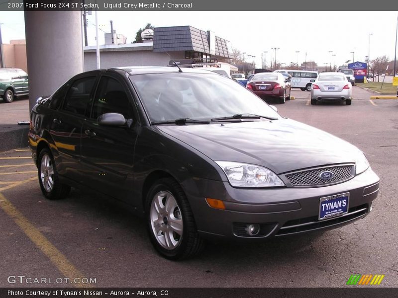 Liquid Grey Metallic / Charcoal 2007 Ford Focus ZX4 ST Sedan