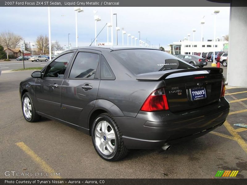 Liquid Grey Metallic / Charcoal 2007 Ford Focus ZX4 ST Sedan