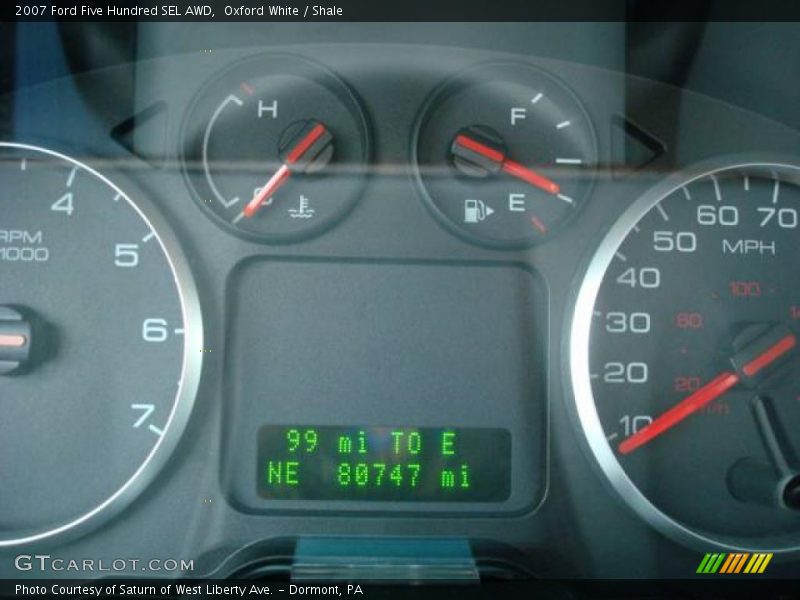 Oxford White / Shale 2007 Ford Five Hundred SEL AWD