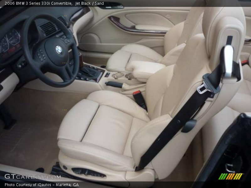 Jet Black / Sand 2006 BMW 3 Series 330i Convertible