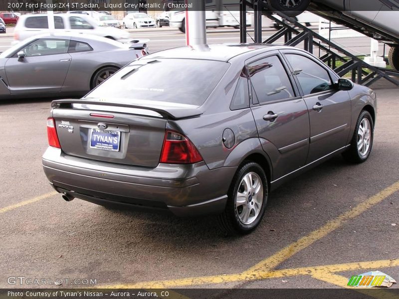 Liquid Grey Metallic / Charcoal 2007 Ford Focus ZX4 ST Sedan