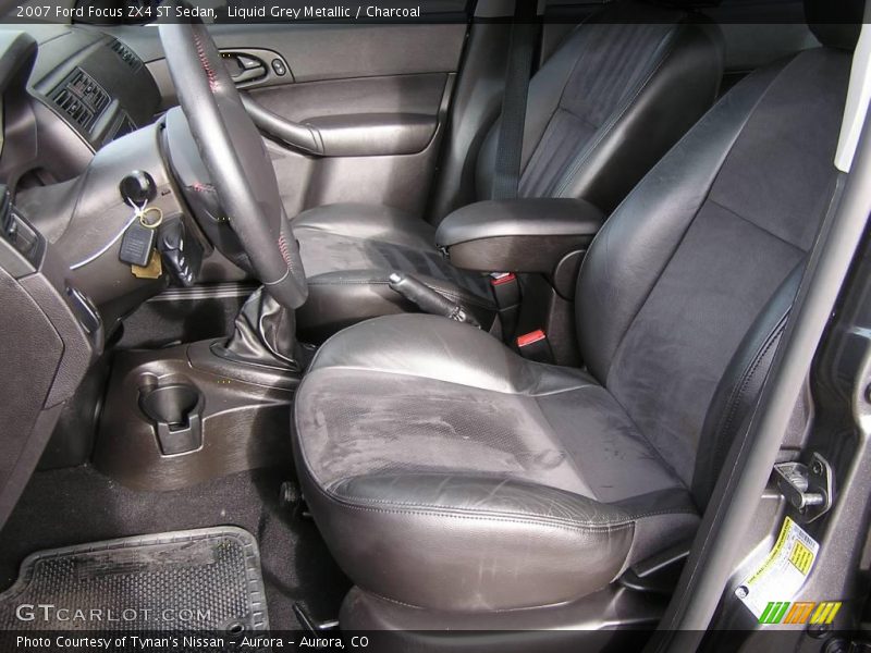 Liquid Grey Metallic / Charcoal 2007 Ford Focus ZX4 ST Sedan
