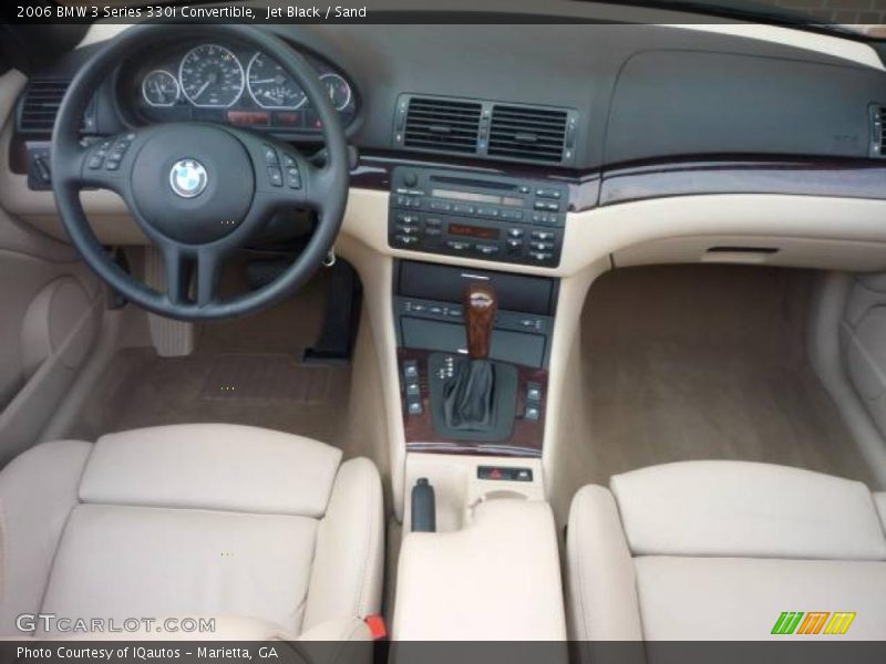 Jet Black / Sand 2006 BMW 3 Series 330i Convertible