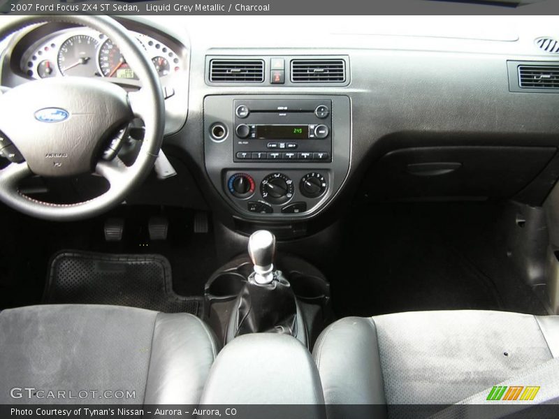 Liquid Grey Metallic / Charcoal 2007 Ford Focus ZX4 ST Sedan