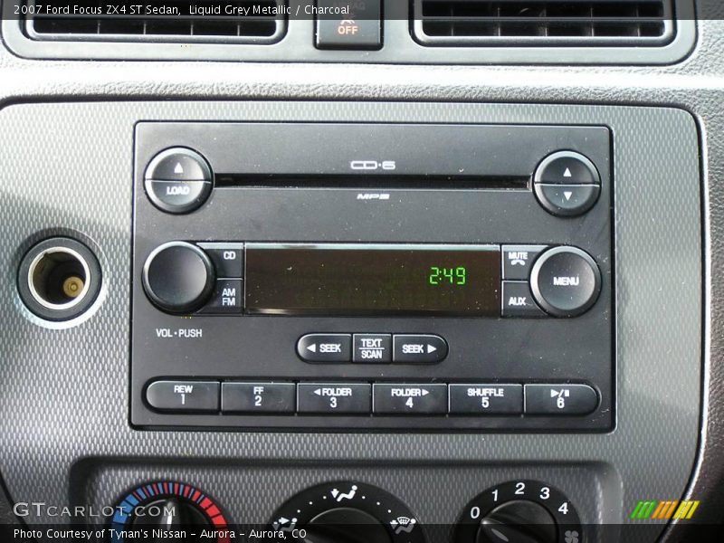 Liquid Grey Metallic / Charcoal 2007 Ford Focus ZX4 ST Sedan