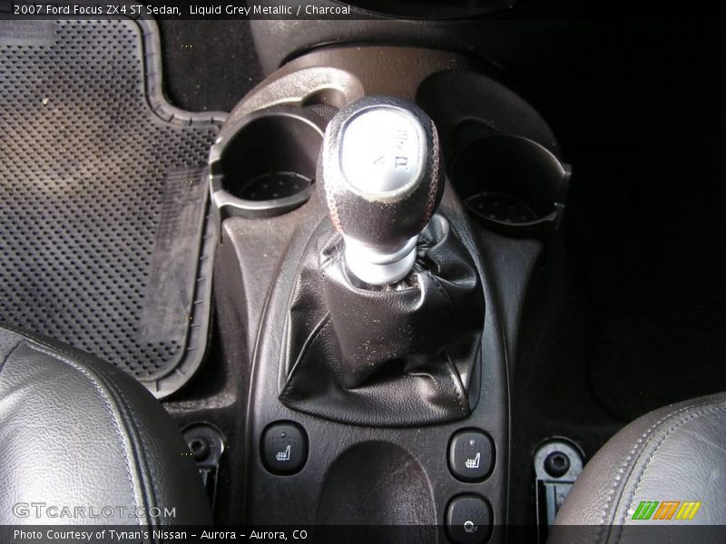 Liquid Grey Metallic / Charcoal 2007 Ford Focus ZX4 ST Sedan