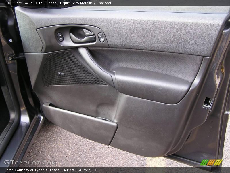 Liquid Grey Metallic / Charcoal 2007 Ford Focus ZX4 ST Sedan