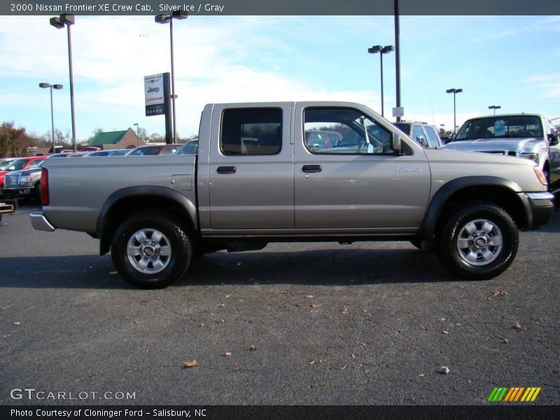 Silver Ice / Gray 2000 Nissan Frontier XE Crew Cab