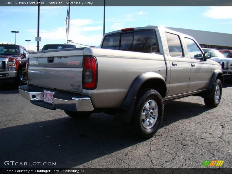 Silver Ice / Gray 2000 Nissan Frontier XE Crew Cab