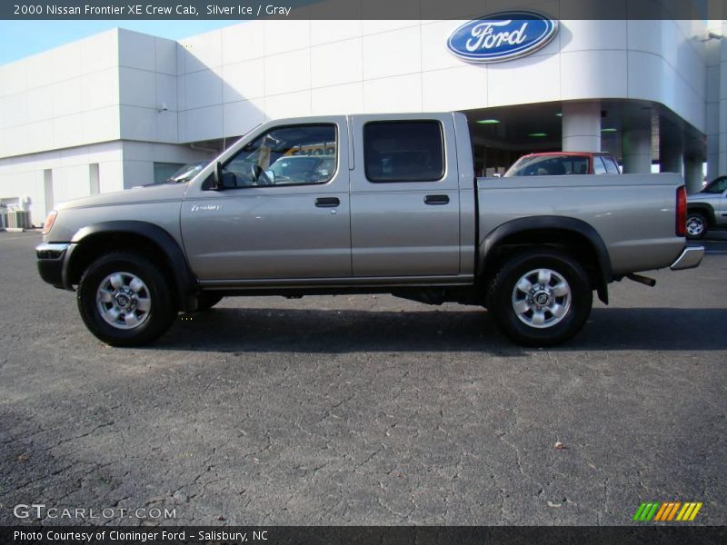 Silver Ice / Gray 2000 Nissan Frontier XE Crew Cab