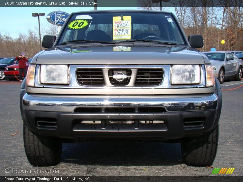 Silver Ice / Gray 2000 Nissan Frontier XE Crew Cab