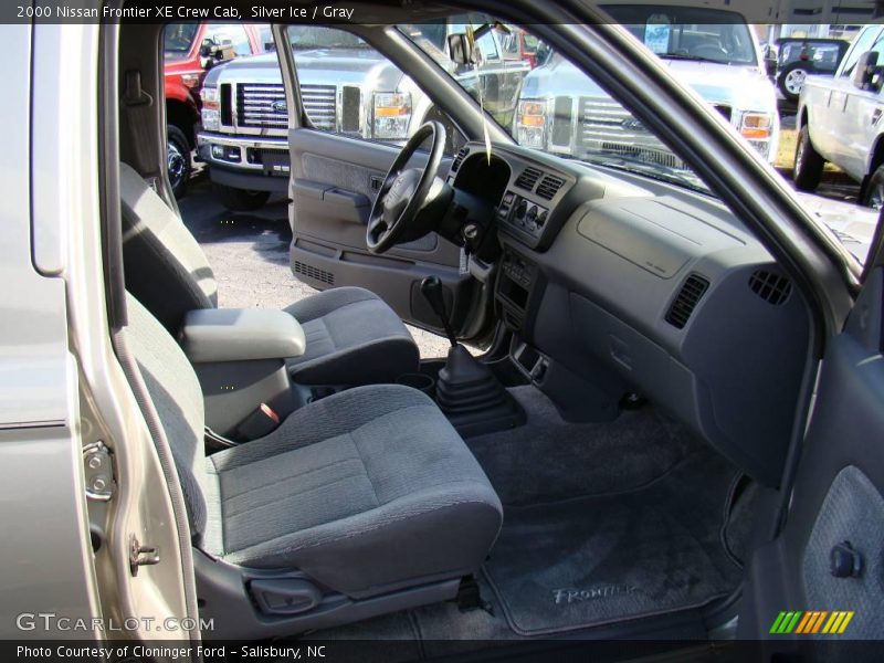Silver Ice / Gray 2000 Nissan Frontier XE Crew Cab