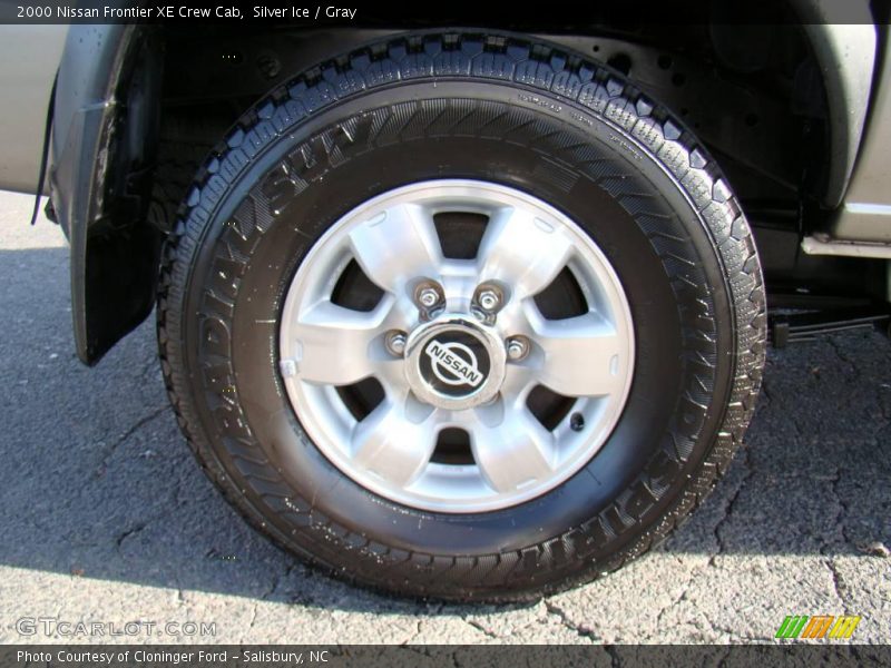 Silver Ice / Gray 2000 Nissan Frontier XE Crew Cab