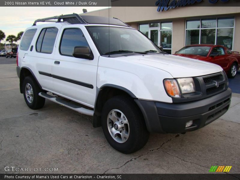 Cloud White / Dusk Gray 2001 Nissan Xterra XE V6