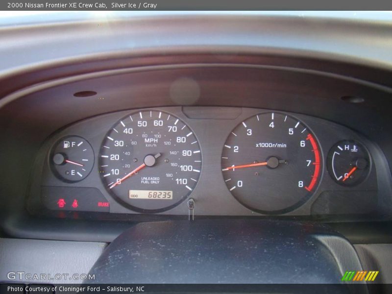 Silver Ice / Gray 2000 Nissan Frontier XE Crew Cab