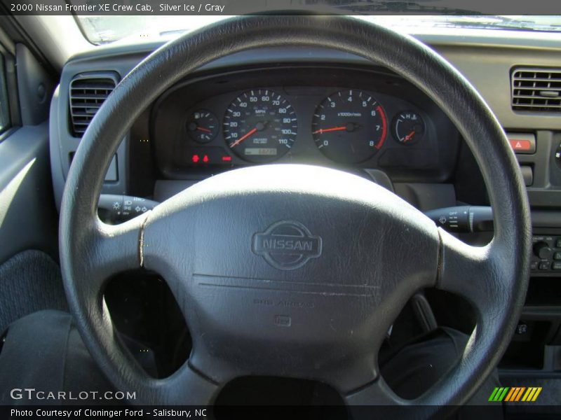 Silver Ice / Gray 2000 Nissan Frontier XE Crew Cab