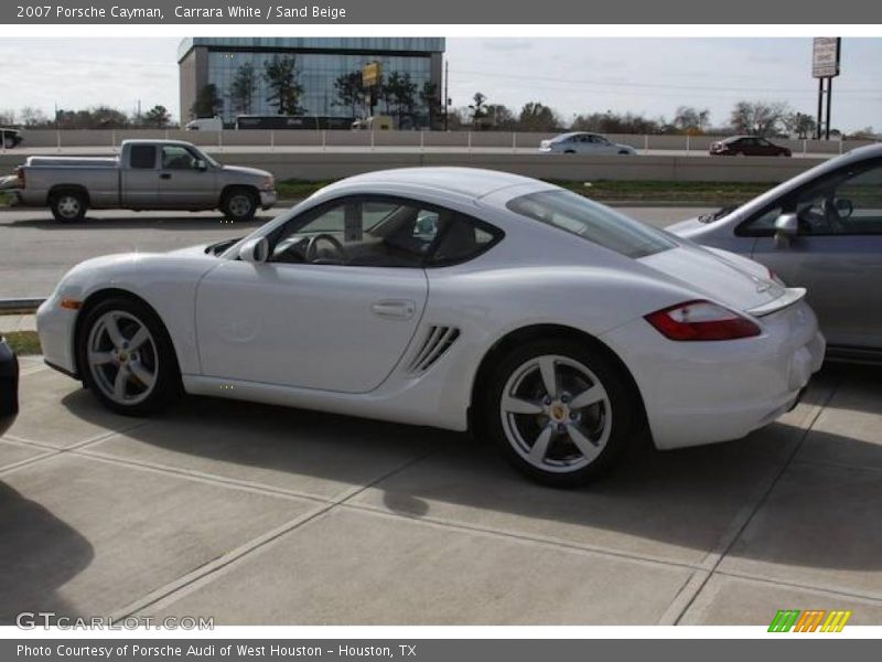 Carrara White / Sand Beige 2007 Porsche Cayman