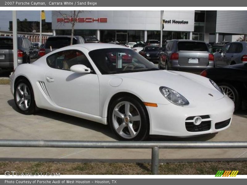 Carrara White / Sand Beige 2007 Porsche Cayman