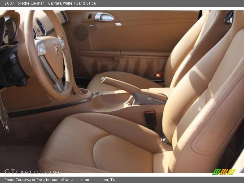 Carrara White / Sand Beige 2007 Porsche Cayman