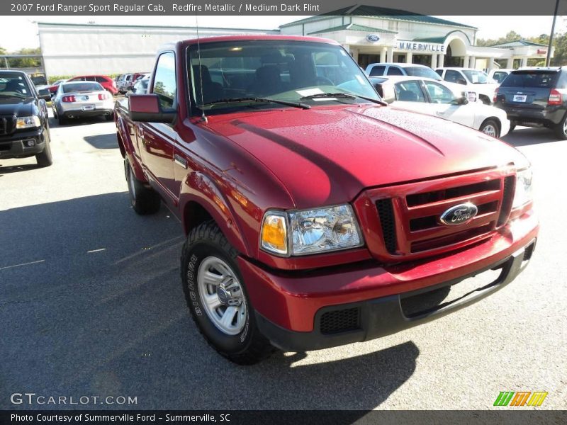 Redfire Metallic / Medium Dark Flint 2007 Ford Ranger Sport Regular Cab