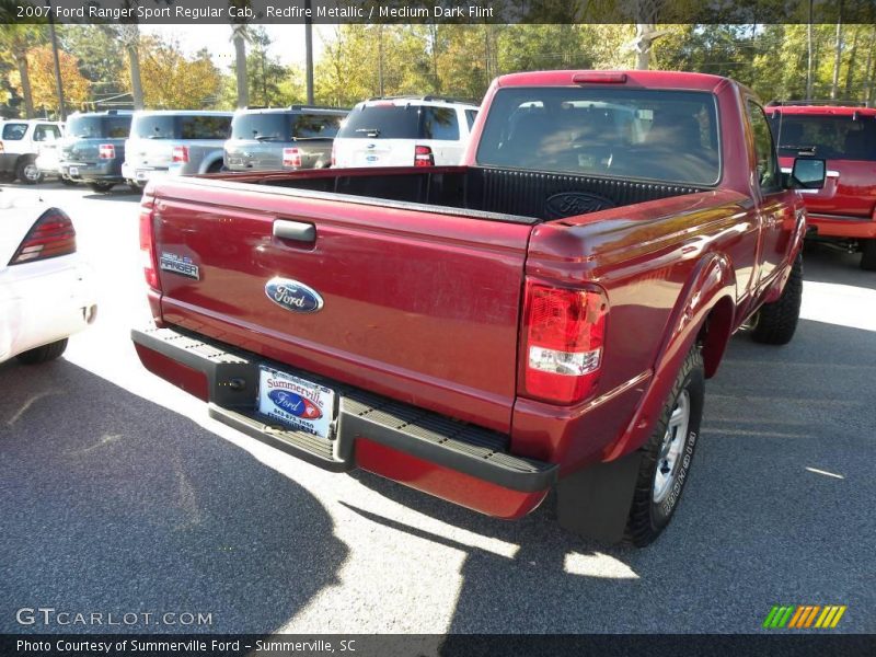 Redfire Metallic / Medium Dark Flint 2007 Ford Ranger Sport Regular Cab