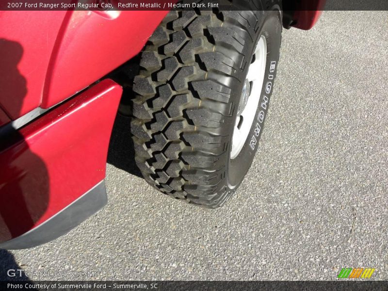 Redfire Metallic / Medium Dark Flint 2007 Ford Ranger Sport Regular Cab