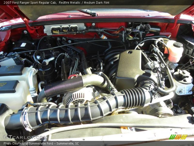 Redfire Metallic / Medium Dark Flint 2007 Ford Ranger Sport Regular Cab